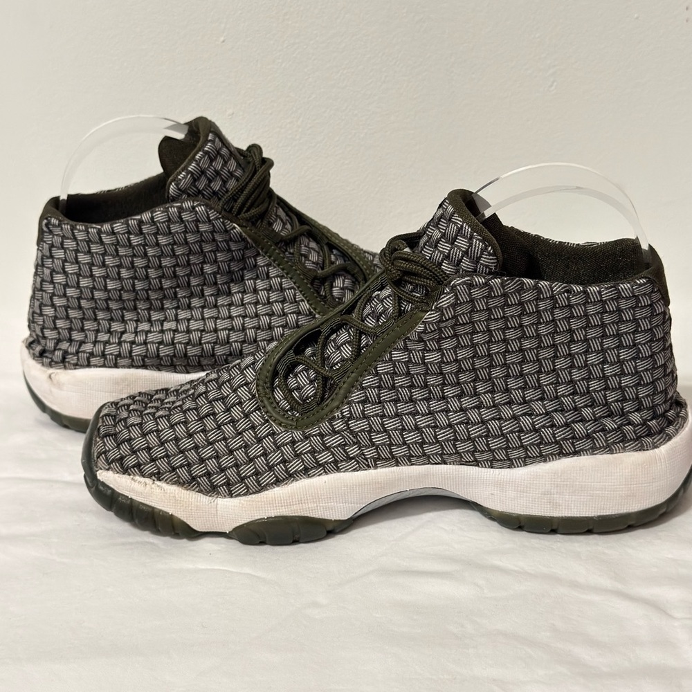Air Jordan Future Green Woven Youth Size 6.5Y Kids Lifestyle Sneakers - Picture 6 of 10
